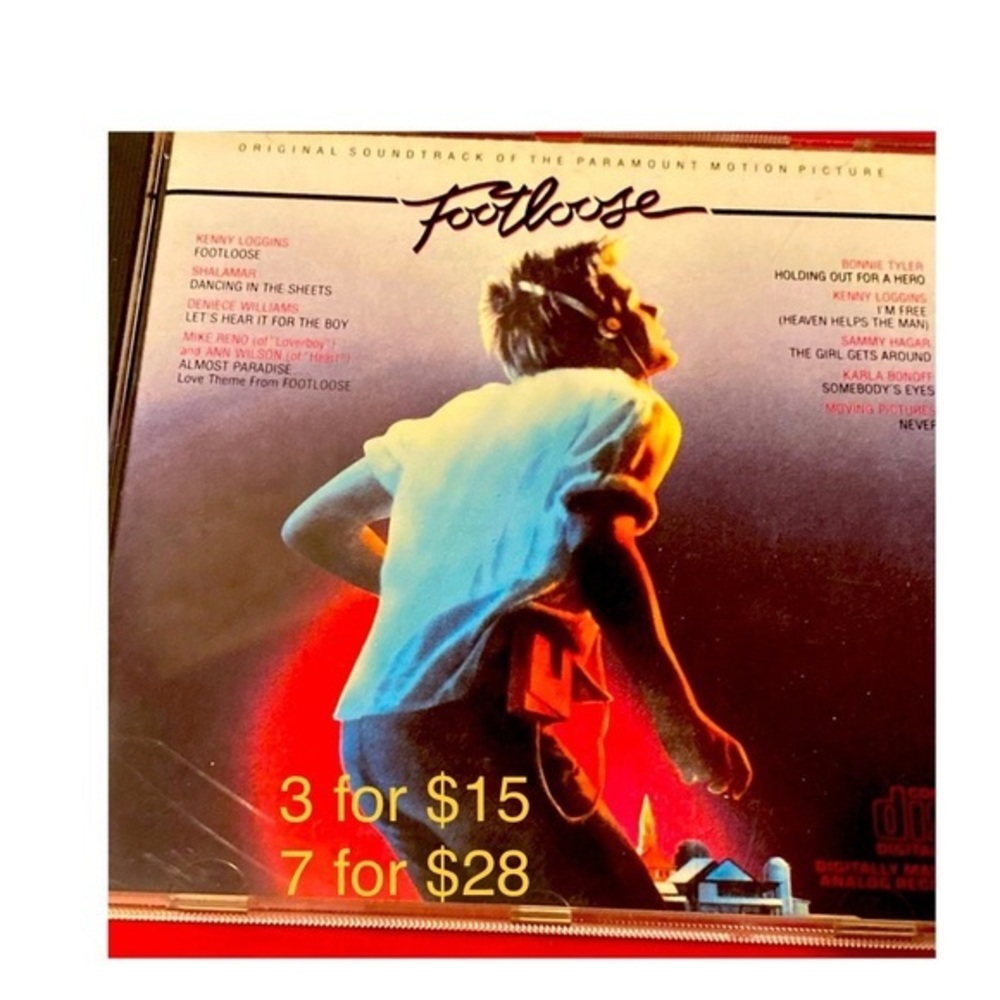Footloose Original Soundtrack (CD, 1984, CBS)